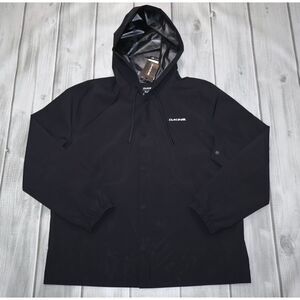 NEW Dakine Men's Rain Protection Light Jacket - 626112100212-Black-XL